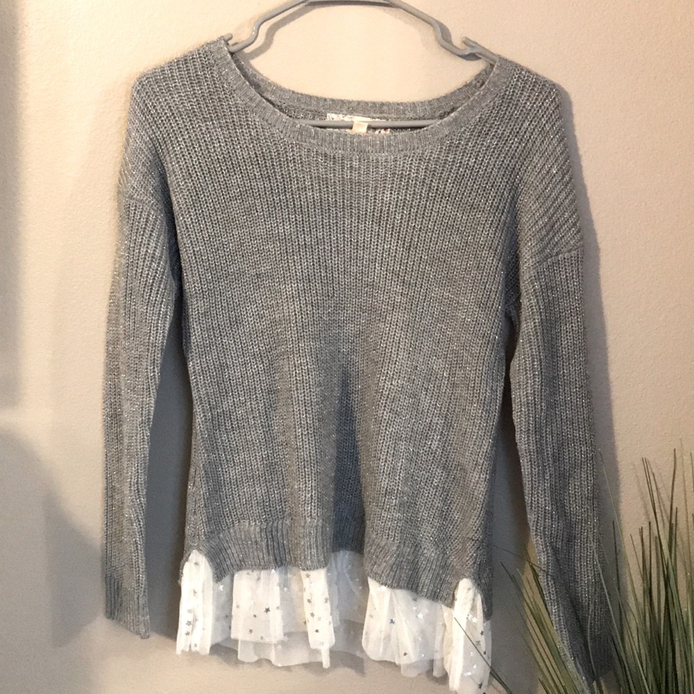 NWOT Pink Republic Sweater with Stars